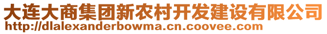 大连大商集团新农村开发建设有限公司