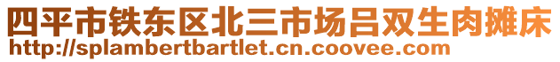 四平市鐵東區(qū)北三市場呂雙生肉攤床