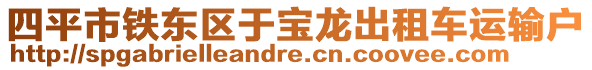 四平市鐵東區(qū)于寶龍出租車運(yùn)輸戶