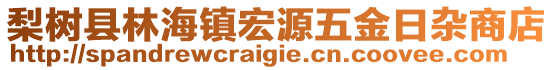 梨樹(shù)縣林海鎮(zhèn)宏源五金日雜商店