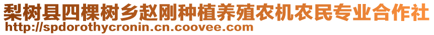 梨樹縣四棵樹鄉(xiāng)趙剛種植養(yǎng)殖農(nóng)機農(nóng)民專業(yè)合作社