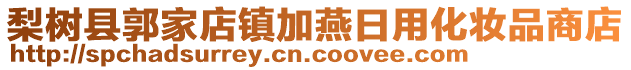 梨樹縣郭家店鎮(zhèn)加燕日用化妝品商店