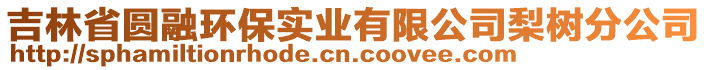 吉林省圓融環(huán)保實(shí)業(yè)有限公司梨樹分公司