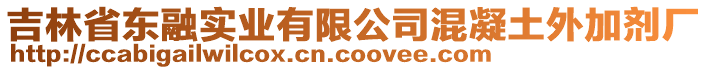 吉林省東融實業(yè)有限公司混凝土外加劑廠