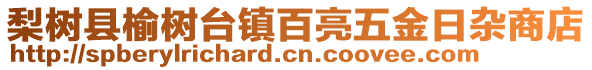 梨樹縣榆樹臺鎮(zhèn)百亮五金日雜商店