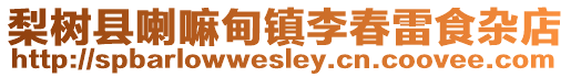 梨樹縣喇嘛甸鎮(zhèn)李春雷食雜店