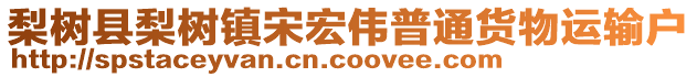 梨樹縣梨樹鎮(zhèn)宋宏偉普通貨物運(yùn)輸戶