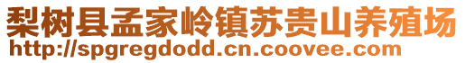 梨樹縣孟家?guī)X鎮(zhèn)蘇貴山養(yǎng)殖場