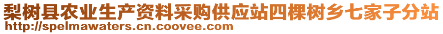 梨樹(shù)縣農(nóng)業(yè)生產(chǎn)資料采購(gòu)供應(yīng)站四棵樹(shù)鄉(xiāng)七家子分站