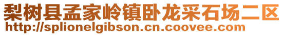 梨樹縣孟家?guī)X鎮(zhèn)臥龍采石場二區(qū)