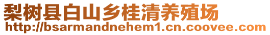 梨樹縣白山鄉(xiāng)桂清養(yǎng)殖場