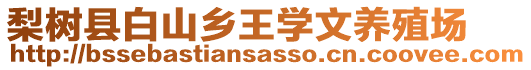 梨樹縣白山鄉王學文養殖場