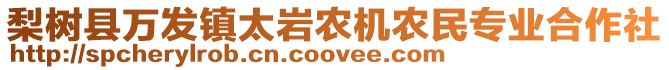 梨樹縣萬發(fā)鎮(zhèn)太巖農(nóng)機(jī)農(nóng)民專業(yè)合作社