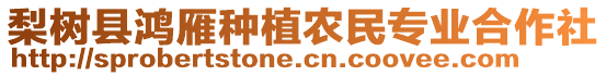 梨樹縣鴻雁種植農(nóng)民專業(yè)合作社