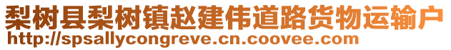 梨樹縣梨樹鎮(zhèn)趙建偉道路貨物運(yùn)輸戶