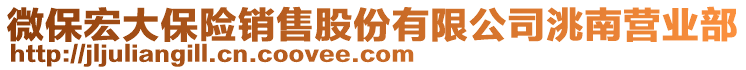 微保宏大保險銷售股份有限公司洮南營業(yè)部