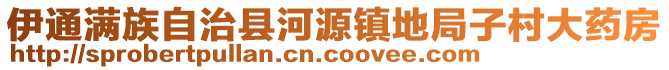 伊通滿族自治縣河源鎮(zhèn)地局子村大藥房