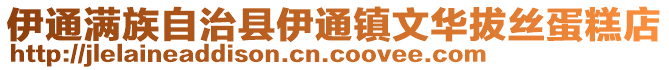 伊通滿族自治縣伊通鎮文華拔絲蛋糕店