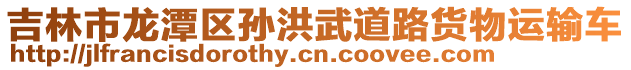 吉林市龍?zhí)秴^(qū)孫洪武道路貨物運(yùn)輸車