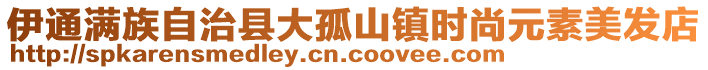 伊通滿(mǎn)族自治縣大孤山鎮(zhèn)時(shí)尚元素美發(fā)店