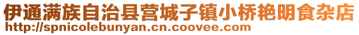 伊通满族自治县营城子镇小桥艳明食杂店