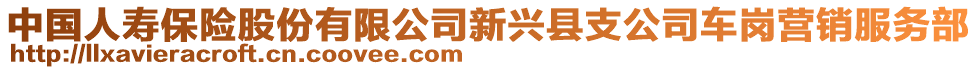 中国人寿保险股份有限公司新兴县支公司车岗营销服务部