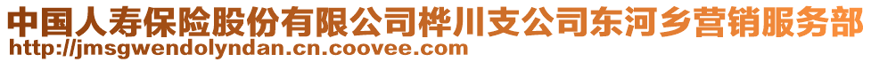 中国人寿保险股份有限公司桦川支公司东河乡营销服务部