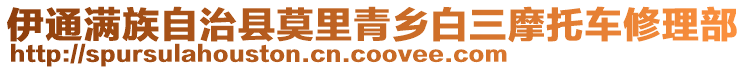 伊通滿族自治縣莫里青鄉(xiāng)白三摩托車修理部