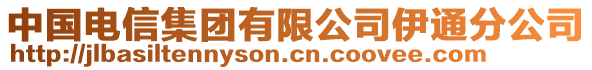 中国电信集团有限公司伊通分公司