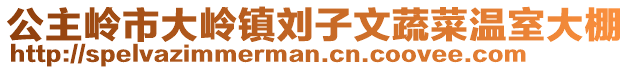 公主嶺市大嶺鎮(zhèn)劉子文蔬菜溫室大棚