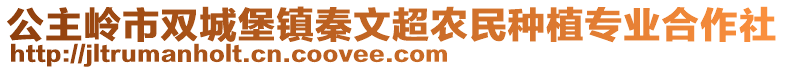 公主嶺市雙城堡鎮秦文超農民種植專業合作社