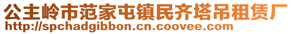 公主嶺市范家屯鎮(zhèn)民齊塔吊租賃廠