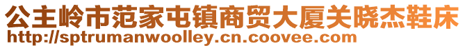公主嶺市范家屯鎮(zhèn)商貿(mào)大廈關(guān)曉杰鞋床