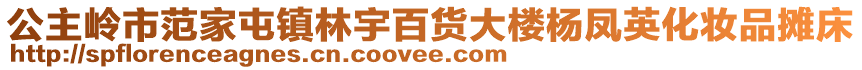 公主嶺市范家屯鎮(zhèn)林宇百貨大樓楊鳳英化妝品攤床