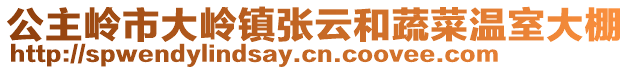 公主嶺市大嶺鎮張云和蔬菜溫室大棚