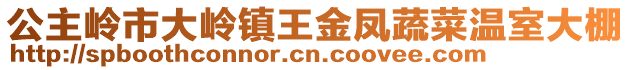 公主嶺市大嶺鎮(zhèn)王金鳳蔬菜溫室大棚