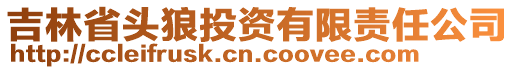 吉林省頭狼投資有限責(zé)任公司