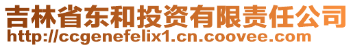 吉林省東和投資有限責任公司