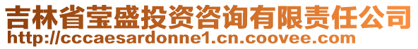 吉林省莹盛投资咨询有限责任公司