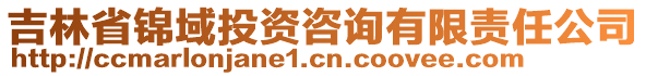 吉林省錦域投資咨詢(xún)有限責(zé)任公司