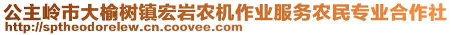 公主嶺市大榆樹鎮(zhèn)宏巖農(nóng)機(jī)作業(yè)服務(wù)農(nóng)民專業(yè)合作社