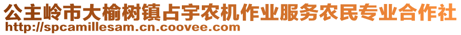 公主嶺市大榆樹鎮(zhèn)占宇農(nóng)機(jī)作業(yè)服務(wù)農(nóng)民專業(yè)合作社