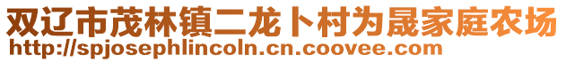 雙遼市茂林鎮(zhèn)二龍卜村為晟家庭農(nóng)場