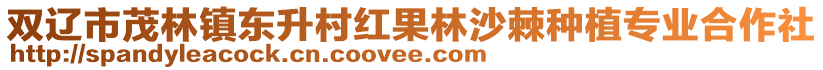 雙遼市茂林鎮東升村紅果林沙棘種植專業合作社