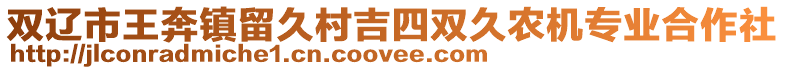 雙遼市王奔鎮留久村吉四雙久農機專業合作社