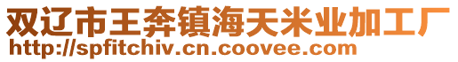 雙遼市王奔鎮(zhèn)海天米業(yè)加工廠