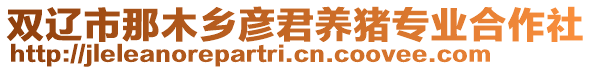 雙遼市那木鄉彥君養豬專業合作社