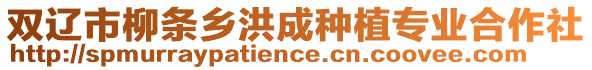 雙遼市柳條鄉洪成種植專業合作社