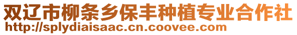 雙遼市柳條鄉(xiāng)保豐種植專業(yè)合作社