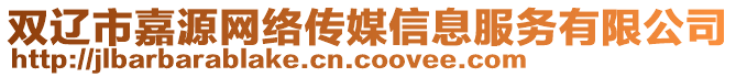 雙遼市嘉源網絡傳媒信息服務有限公司